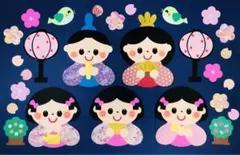 ♡壁面飾り♡ ひなまつり