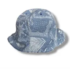 challenger チャレンジャー　リバーシブル　チューリップハット CHALLENGER / BANDANA HAT -Navy- - メルカリ