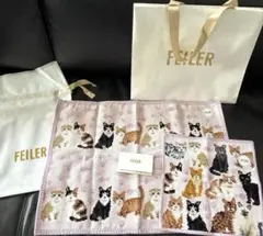 フェイラー　ドリーミングパピー&ドリーミングキトゥン　犬　猫　タオルセット フェイラー ドリーミングパピー&ドリーミングキトゥン 犬 猫 タオル