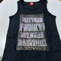 BABY DOLL タンクトップ 140cm 黒