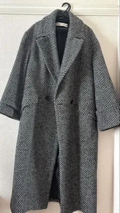 2025年最新】zara ヘリンボーン コートの人気アイテム - メルカリ