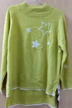 リビラ　カシミヤ100%　ニット　長袖　黄色