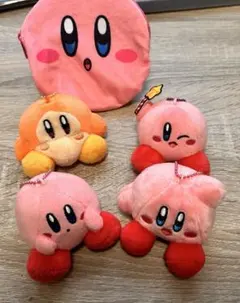 【カービィ】ぬいぐるみ　4種セット　おまけ付き