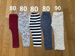 ユニクロ　H&M レギンス・タイツ5点セット