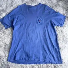 USA製 ポロ ラルフローレン 古着 ポケットTシャツ XL 青