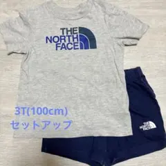 [100cm]THENORTHFACE Tシャツセットアップ グレー×ネイビーのサムネイル
