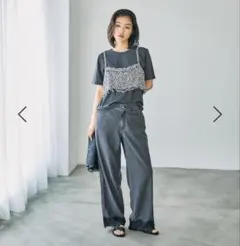 レプシィム　＜高橋愛さん着用アイテム） スースー裾レースデニムパンツのサムネイル