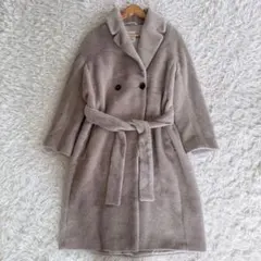 Max Mara MARELLA マレーラ テディベア ロング ジレ ボア - メルカリ