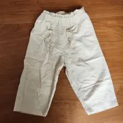 SIMPLE FREE アイボリー フリル付き長ズボン 100 新品 未使用