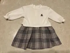 petitmain フリル付きワンピース 90cm