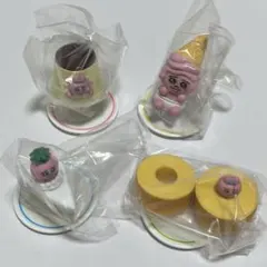 おぱんちゅうさぎ Yummy!スイーツマスコット ガチャ　全4種　コンプリート