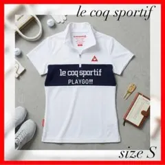 le coq sportif✨ゴルフ　シャツ S　レディース　ホワイトのサムネイル