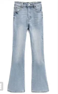 【新品】GRLハイウエストフレアデニムパンツ cu498