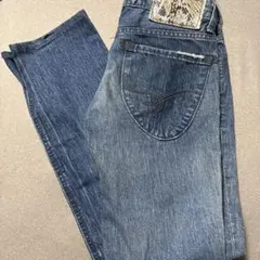 Vince Jean デニムパンツ パイソン柄パッチ