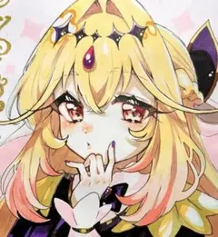 t*o様 手描きイラスト　ファンアート　名探偵プリキュア　キュアアルカナ・シャド t*o様 手描きイラスト ファンアート 名探偵プリキュア キュアアルカナ