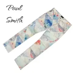 Paul Smith 幾何学模様 デニムパンツ　Lサイズ　 マルチカラー