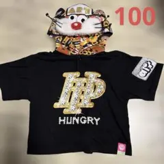 はらぺこペイント　JAM キャラクターフード 付き半袖Tシャツ 100cm~