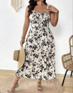 SHEIN 花柄 キャミワンピース