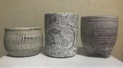 ち*ゃ様 植木鉢3個セット