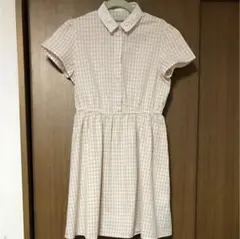 アースのギンガムチェック ワンピース