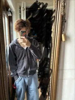 Old UNIQLO Zip Parker M 短丈