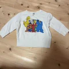 UNIQLO KAWS セサミストリート トレーナー ホワイト UT 100