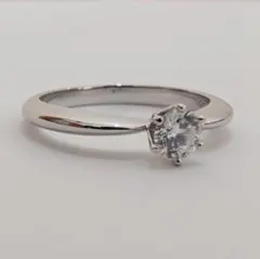2108 ミキモトダイヤリングPT950プラチナ9号0.23ct GIAのサムネイル