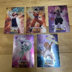ドラゴンボール メタリックシートガム　5枚セット