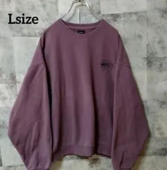 RVCA ルーカ Lsize スウェット ワンポイントロゴ ヘヴィウエイト