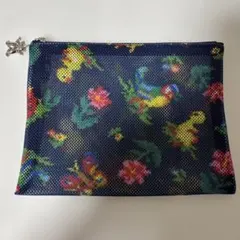 フェイラー　ハイジ　メッシュポーチ　ネイビー