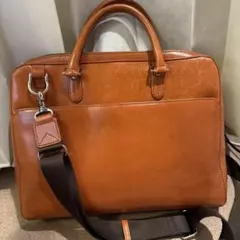 セール❢COACH コーチ 2WAY ビジネス ブリーフケース レザー 希少✨コーチ ビジネスバッグ ブリーフケース 2way レザー ブラウン
