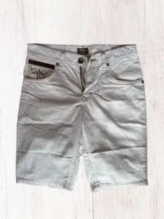 EDWIN Exclusive Vintage ホワイトショートパンツ