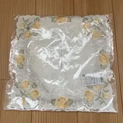 【新品】黄色い花柄刺繍が素敵なティッシュケースカバー