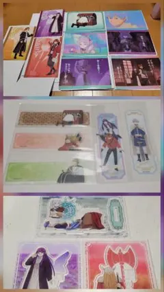 葬送のフリーレン ビジュアルポスター3&アクスタ&ブックマーカーガム まとめ売り