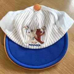 ★moimoln 帽子 動物刺繍 キャップ ベビー 48cm 春 夏 秋 冬