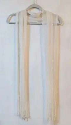 シルク 彩りショール 風ぐるま ホワイトショール ストール絹100% 和・洋兼用