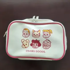 オサムグッズ 未使用 ポーチ マルチケース レトロ 原田治 ホワイト 小物入れ