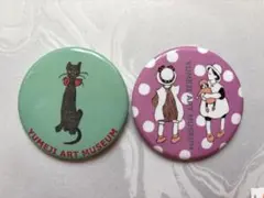 竹久夢二　缶バッジ 2個セットのサムネイル