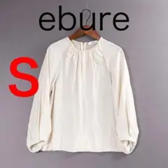 E8932◾️エブール　ギャザーシフォン　ブラウス