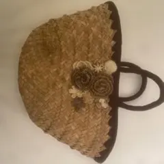 ラウラジャコーネ アジョリー かごバッグ リップ刺繍 パール付 - メルカリ