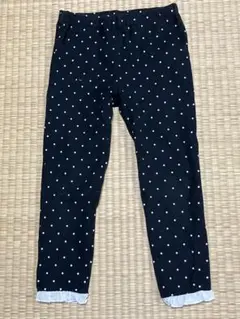 apres les coursキッズ レギンス パンツ ブラック ドット120