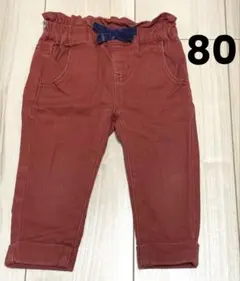 ズボン 赤 80 ベビー