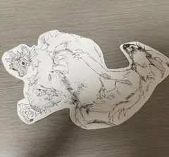 架空の生物のイラスト 手書きペン画 アート