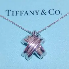 未使用に近い ティファニー ネックレス シグネチャークロス シルバー 925