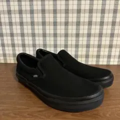 [美品]VANS 黒 スリッポン