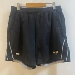 K1225 バタフライ ショートパンツ 卓球ウェア ブラック メンズ S