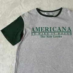 Americana アメリカーナ　ラグラン　大きめ　Tシャツ　ロゴのサムネイル