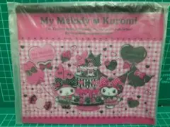 マイメロ　クロミ　ハッピーくじ　フラットポーチ