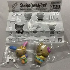 373 サンリオキャラクターズ　みんなでバカンスフィギュア
