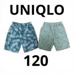 ユニクロ キッズ ショートパンツ 120 2点セット パイナップル柄
